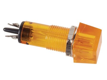 SQUARE-11.5-x-11.5mm-PANEL-CONTROL-LAMP-220V-AMBER-(CCAF220ABL)