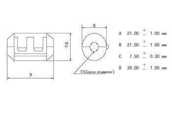 FILTER-VOOR-VOEDINGSKABELS-&Oslash;7.5mm-(CF75A)