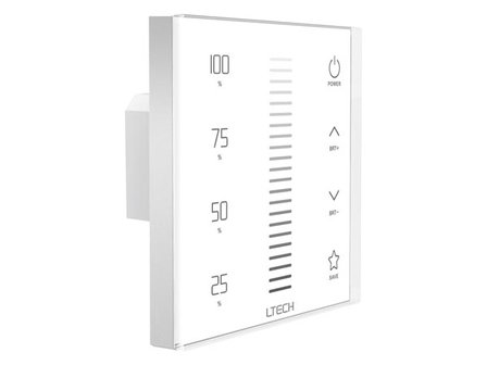 TOUCHPANEL-LED-DIMMER---1-KANAAL---DMX-/-RF-(CHLSC30TX)