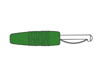 MATING-CONNECTOR-4mm-WITH-SCREW-/-GREEN-(VON-20)-(HM1440C)