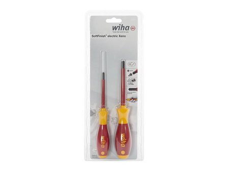 Wiha-Schroevendraaierset-SoftFinish-electric-PlusMin/Pozidriv-2-delig-in-blister-(32282)-(WH32282)
