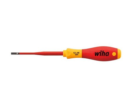 Wiha-Schroevendraaier-SoftFinish-electric-slimFix-sleufkop-(35446)-3,5-mm-x-100-mm-(WH35446)