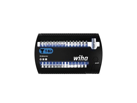 Wiha-Bitset-XLSelector-T-bit-25-mm--Phillips,-TORX&reg;,-zeskant-31-delig-1/4&quot;-(41830)-(WH41830)&quot;