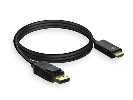 DisplayPort-naar-HDMI-Adapterkabel---4K-@-30-Hz---1.8-m-(ACTAC7550)