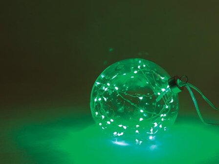 Glasslight-LED---Transparent-glassball---12-cm----40-green-lamps---batteries-not-provided-(GLL-LED-BAUBLE-008-G)