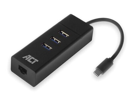 USB-C-3.2-Gen1-Hub-3-port-with-Gigabit-network-port-(ACTAC6400)