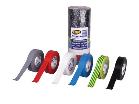 PVC-insulating-tape-VDE---mixed-19mm-x-20m---set-of-10-(HPXIC1920)
