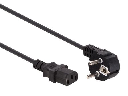VOEDINGSKABEL-ZWART-CEE-7/7-90&deg;-+-C13-L=2.5-m-H05VV-F-3G1.0-mm&sup2;-(EPC025A100)
