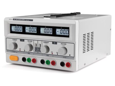 DUBBELE-DC-LABOVOEDING---2-x-0-30-VDC-/-0-3-A-+-5-VDC-vast-/-3-A-MAX-MET-4-LCD-SCHERMEN-(LABPS23023)