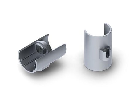 LINEAIRE-CONNECTOR-VOOR-ALUMINIUMPROFIEL-VOOR-LEDSTRIP-ALU-ROUND---COMPATIBEL-MET-REUTLINGER-KABELHOUDER---ZILVER-(LC-RO)