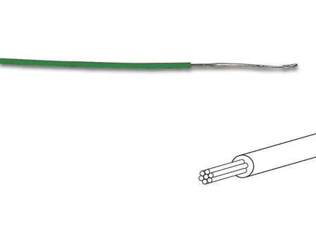 MONTAGEDRAAD----&oslash;-1.4-mm---0.2-mm&sup2;---MEERADERIG---GROEN-(MOWG)