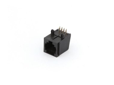 MODULAIRE CONNECTORS RJ45 8P8C VOOR PCB, HAAKS (8P8CPCB)