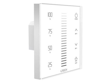 MULTI-ZONE SYSTEEM - TOUCHPANEL LED-DIMMER - 1 KANAAL - DMX / RF (CHLSC30TX)