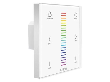 MULTI-ZONE SYSTEEM - TOUCHPANEL LED-DIMMER VOOR RGB-LED - DMX / RF (CHLSC32TX)