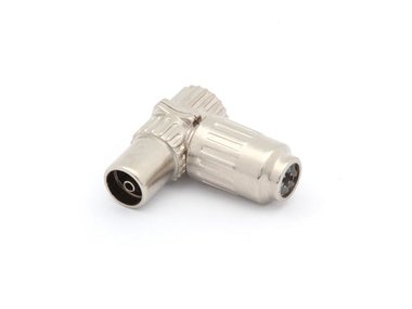 HAAKSE TV-PLUG 9.5mm/2.3mm - VROUWELIJK - METAAL (CV002M)