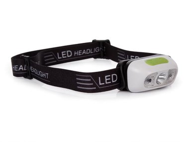 LED-HOOFDLAMP - MET AAN/UIT-SENSOR - OPLAADBAAR (EHL21)