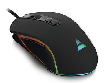EWENT - GAMING MUIS MET RGB-VERLICHTING EN 1200-2400-3200-4800 DPI - ZWART (EM3301)