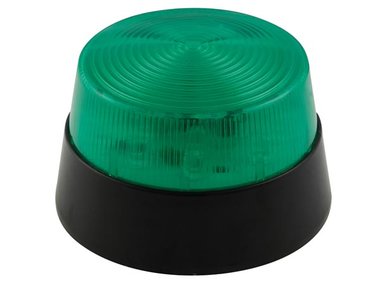 LED-KNIPPERLICHT - GROEN - 12 VDC -  ø 77 mm (HAA40GN)