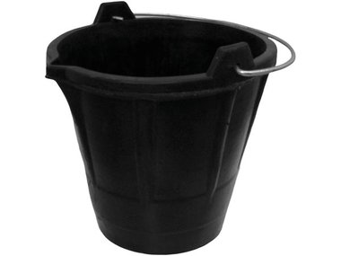 TALIAPLAST - BOUWEMMER MET TUIT - 12 L - RUBBER (HED200012)