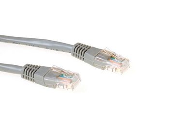 CAT5e U/UTP-netwerkkabel, CCA, 1,5m, grijs (IM6051)