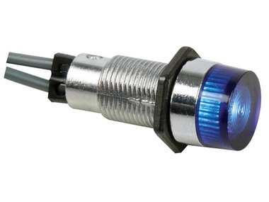 RONDE SIGNAALLAMP 13mm 12V BLAUW (KRJF012B)