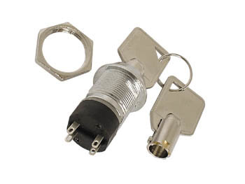 SLEUTELSCHAKELAAR 2P ON-OFF (DPST) (KS5)