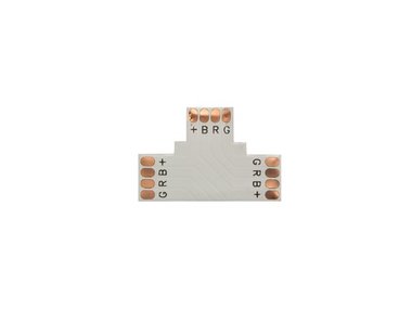 FLEXIBELE PCB CONNECTOR - T-VORM - 10 mm - RGB KLEUR (LCON22)