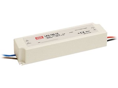 SCHAKELENDE VOEDING - 1 UITGANG - 100 W - 12 V (LPV-100-12)