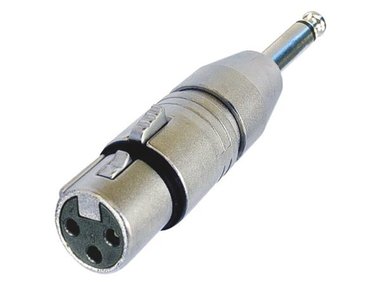 3-PIN XLR VROUWELIJK NAAR MONO 1/4