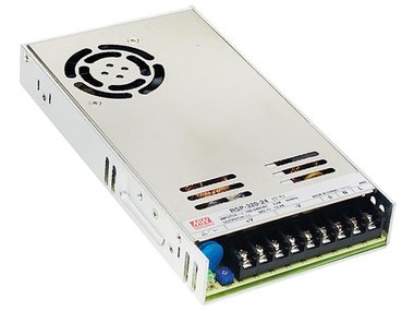 SCHAKELENDE VOEDING VOOR IT-APPARATUUR - 1 UITGANG - 320 W - 24 V - GESLOTEN CHASSIS (RSP-320-24)