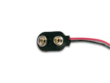 BATTERIJCLIP VOOR 1 x 9V-CEL (I-TYPE) (SNAP9V)