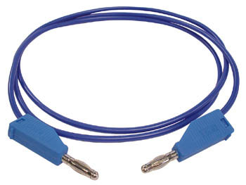 MEETSNOEREN (SPUITGEGOTEN BANAANPLUGGEN 4mm) / BLAUW - 3A/30V (TLM8BL)