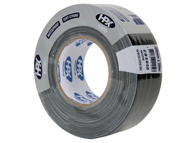 Professionele linnen tape - 50mm x 50m - zwart (VDLHPX5050B2)