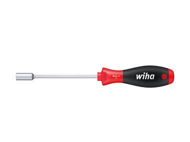 Wiha Schroevendraaier SoftFinish zeskantdopsleutel met ronde schacht (01020) 5 mm x 125 mm (WH01020)