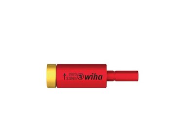 Wiha Moment easyTorque adapter electric voor slimBits en slimVario® houder in blister (41342) 2,0 Nm (WH41342)