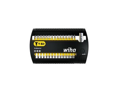 Wiha Bitset XLSelector Y-bit 25 mm  Phillips, Pozidriv, TORX® 31-delig 1/4