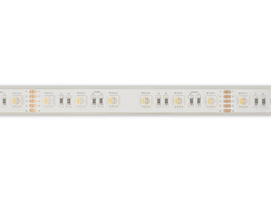 FLEXIBELE LEDSTRIP - 1 CHIP RGB EN WIT 2700K - 60 LEDs/m - 5 m - 24 V - IP68 (E24W830RGBW)