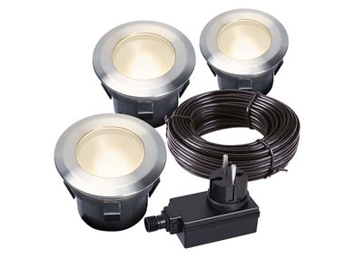 GARDEN LIGHTS - LARCH SET - INBOUWSPOT - 12 V - 30 lm - 1 W - 3000 K (GL4058603)