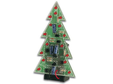 KERSTBOOM MET KNIPPERENDE LEDs (WSSA100)