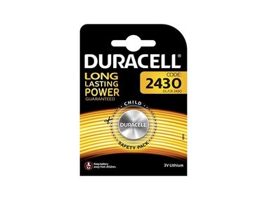 DURACELL - LITHIUM KNOOPCEL 3 V - DL2430 - 1  st. (BDCR2430-BL1)