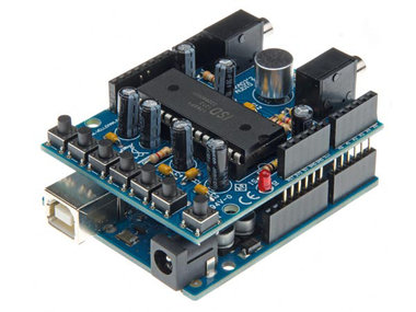 AUDIO-OPNAME SHIELD VOOR ARDUINO® (WPSH02)