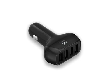 EWENT - 4-POORTS USB AUTOLADER 9.6 A (48 W) (EM1354)