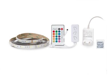 SMART WIFI RGB-LEDSTRIP KIT - KOUDWIT & WARMWIT - 5 m - 12 VDC (SMART1230)