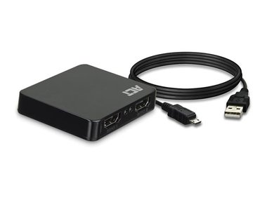 1 x 2 HDMI-splitter, 4K @ 30 Hz, USB-voeding (ACTAC7835)