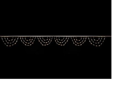 Moonlight LED - 4 x 0.3 m - warmwit - transparante kabel - 31 V (MON-LED-4X0.3-31V-UW)