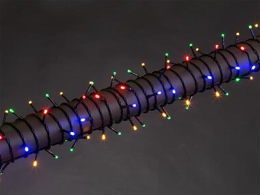 LUNA LED - 12 m - 160 leds - veelkleurig - groene kabel - 24 V (V-LUN-12-A-24V-MC-GW)