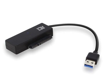 USB 3.2 Gen1 naar 2.5 / 3.5 SATA-adapterkabel voor SSD/HDD met voeding (ACTAC1515)