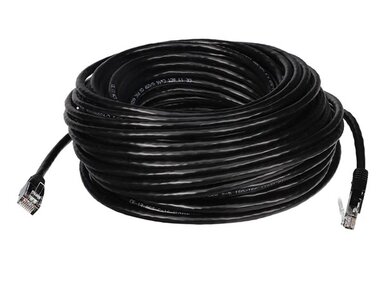 U/UTP CAT6 network patch cable / 20m / black / m-m (IB8920)
