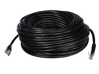 UTP-KABEL - CAT 6 - 8P8C-STEKKER / 20m / black / m-m (IB8920)