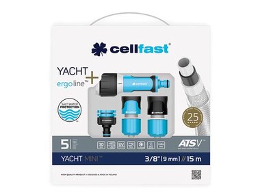 Cellfast, sproeiset yacht mini, 9mm (3/8